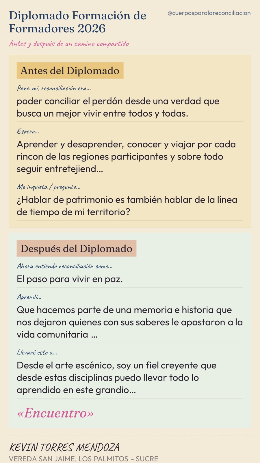 Carta del diplomado · Kevin Torres Mendoza