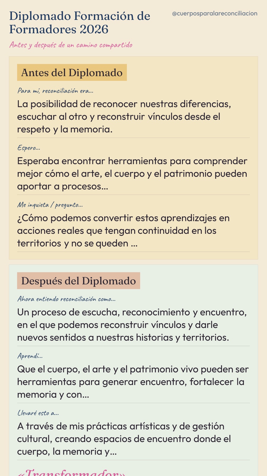 Carta del diplomado · Laura Daniela Molano Guarin