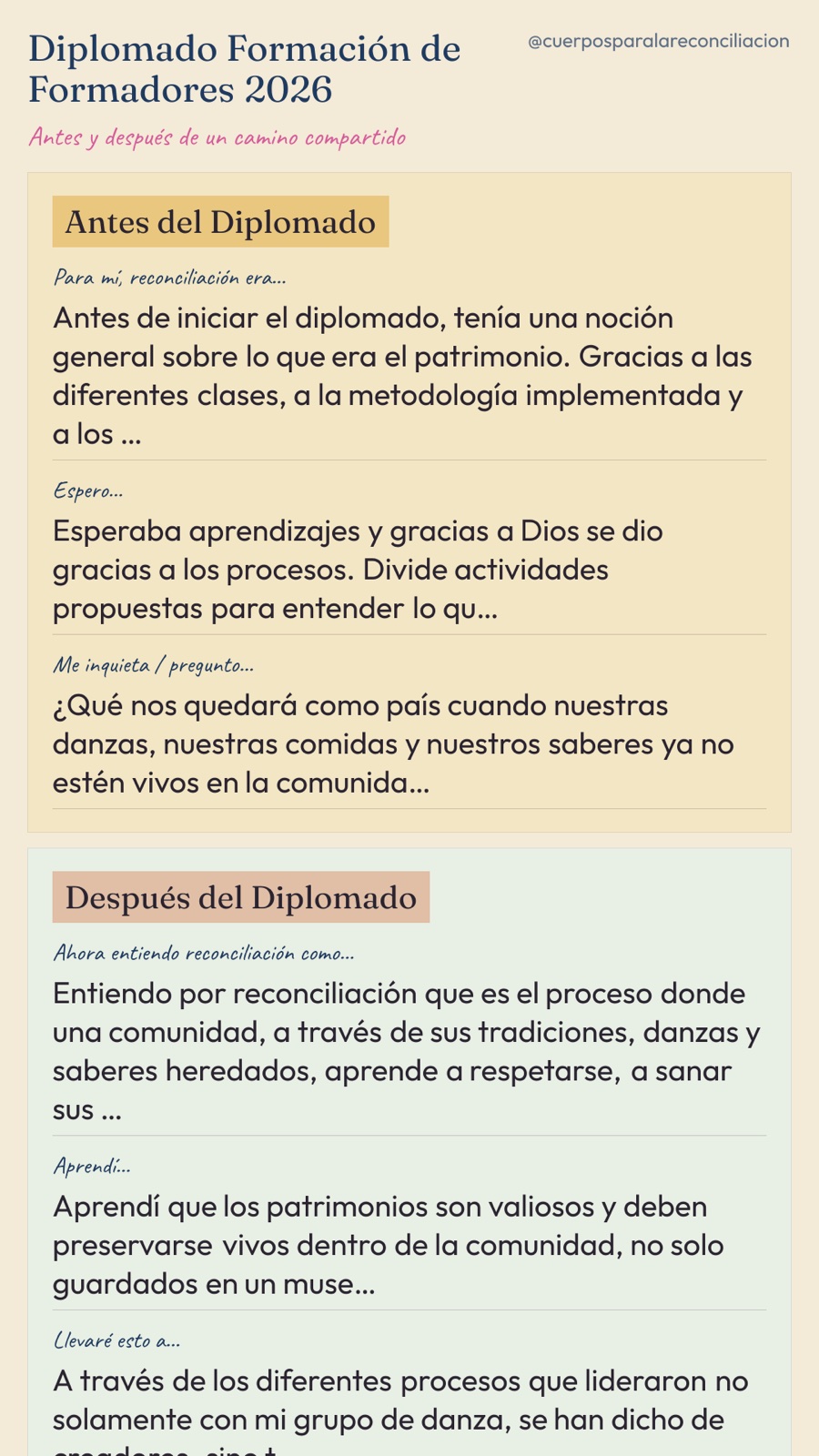 Carta del diplomado · María Alejandra Iriarte Manjarrés