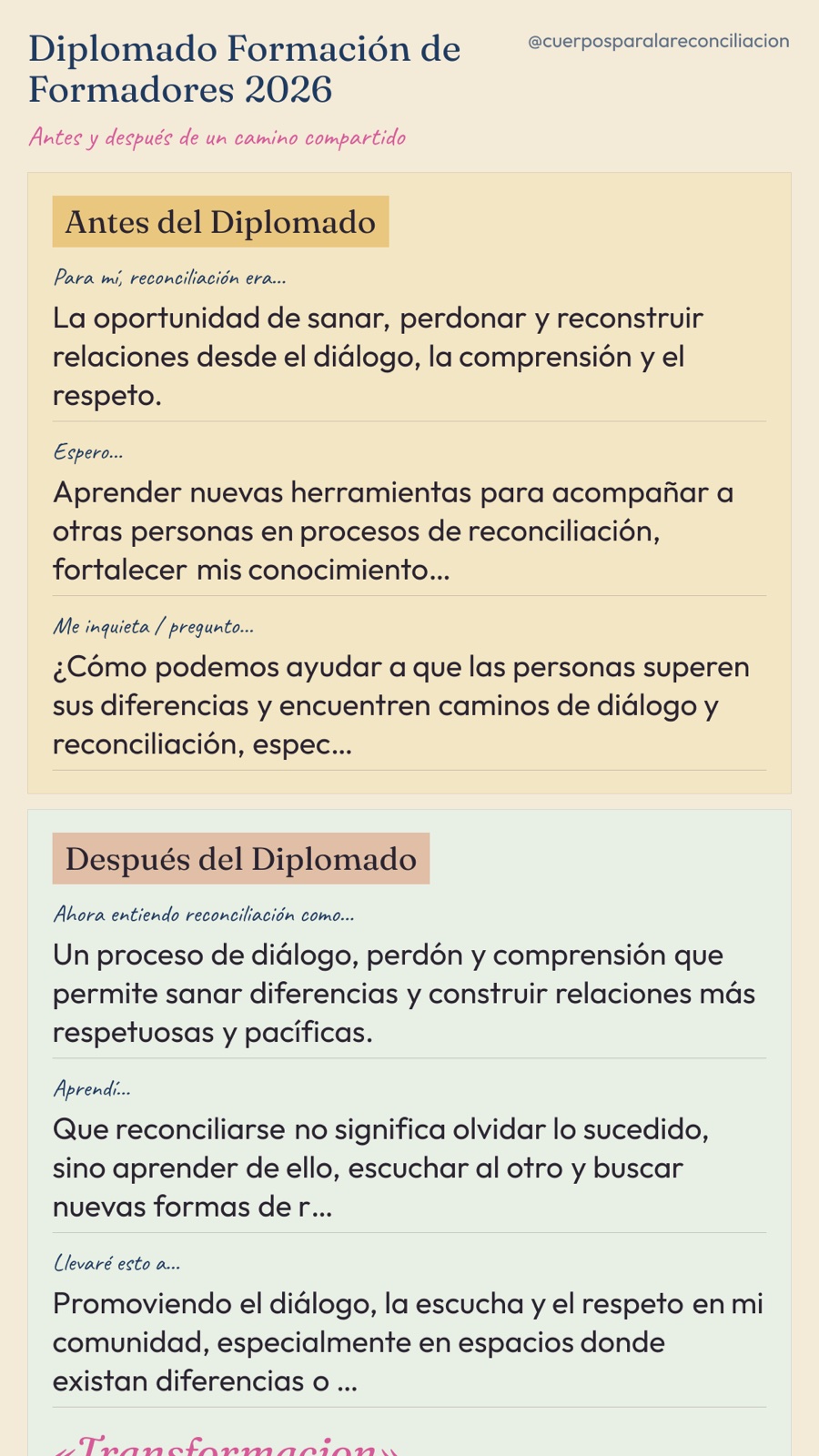 Carta del diplomado · Melanys Arrieta