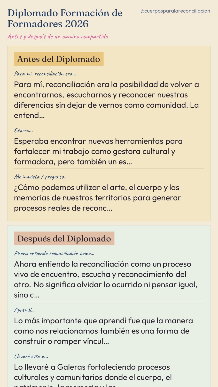 Carta del diplomado · Tatiana Narvaez Pineda