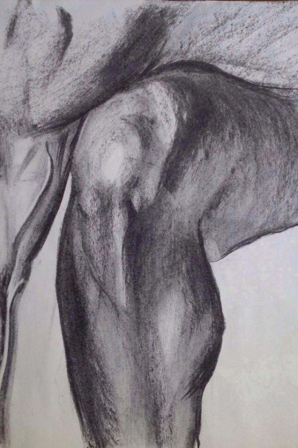 (Bocetos)Rodillas (2014 50x70 cm)