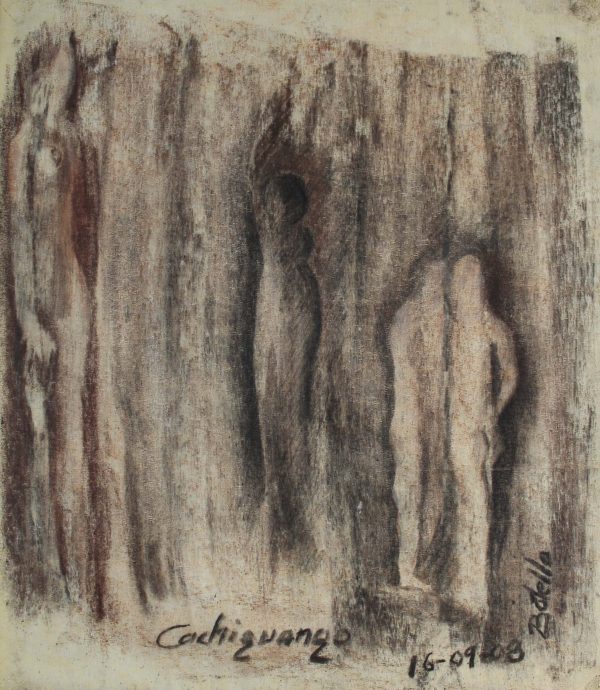 Cachiguango (Pastel sobre papel encerado) 26x29 cm