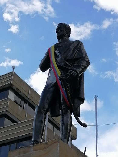 Escultura al Libertador Simón Bolívar, registro 02 de 6