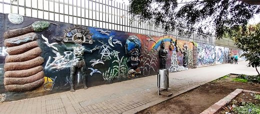 Mural La Creación del Mundo según la Cosmogonía Muisca, registro 02 de 6