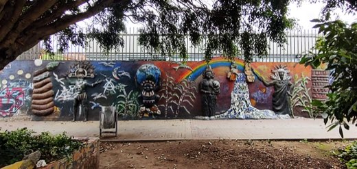 Mural La Creación del Mundo según la Cosmogonía Muisca, registro 03 de 6