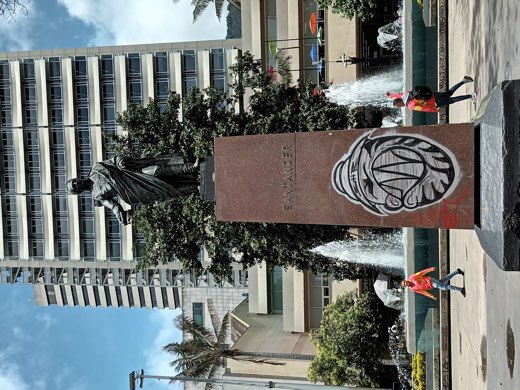 Escultura Francisco de Paula Santander, registro 01 de 6