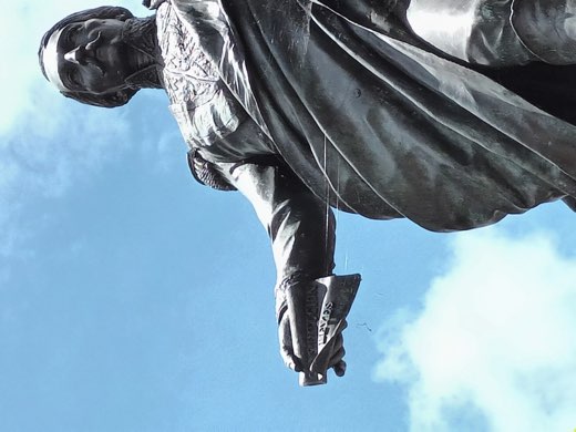 Escultura Francisco de Paula Santander, registro 03 de 6