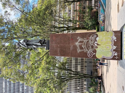 Escultura Francisco de Paula Santander, registro 05 de 6