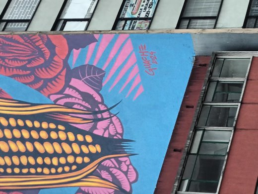 Mural Mujer de Maíz, registro 02 de 6