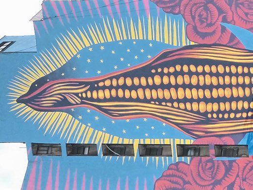 Mural Mujer de Maíz, registro 03 de 6