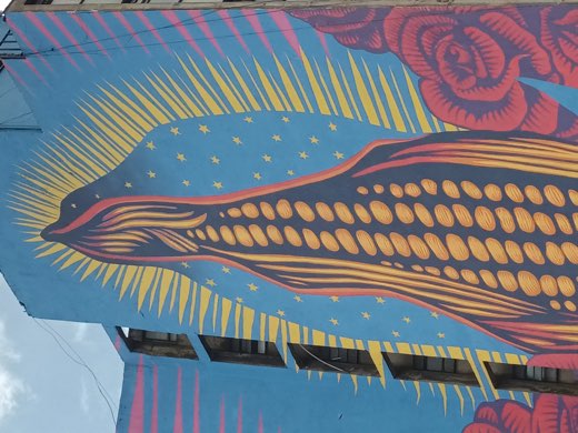 Mural Mujer de Maíz, registro 04 de 6
