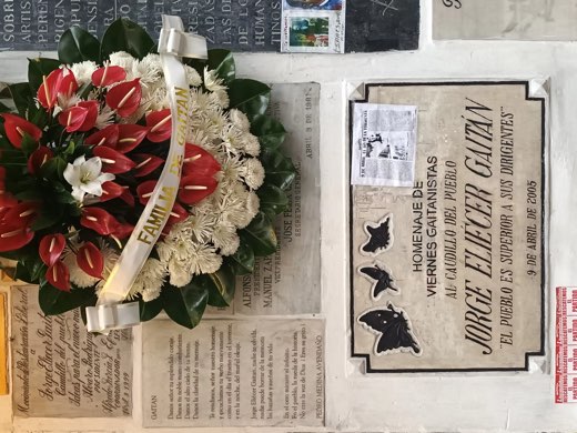 Placa Conmemorativa a Jorge Eliécer Gaitán, registro 02 de 5